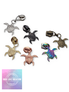 Size 5 Zipper Pull - Sea Turtle – INDO LOVE KREATION