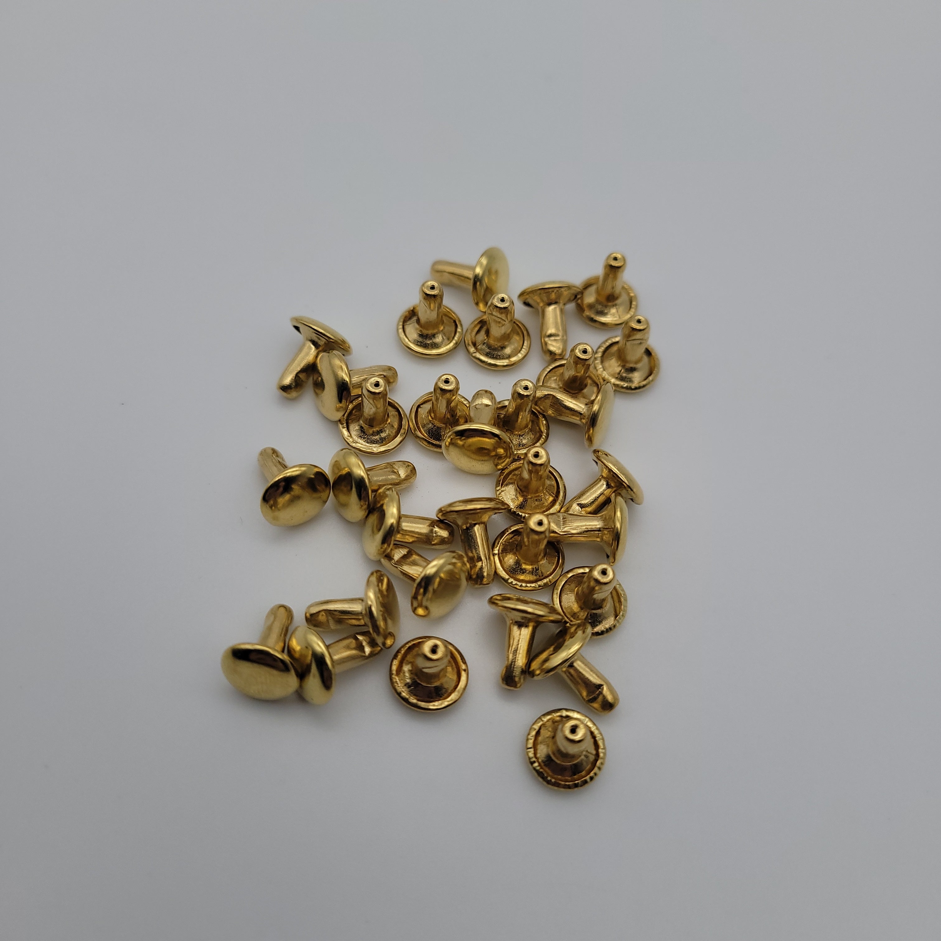 Double Capped Solid Brass Rivets – INDO LOVE KREATION